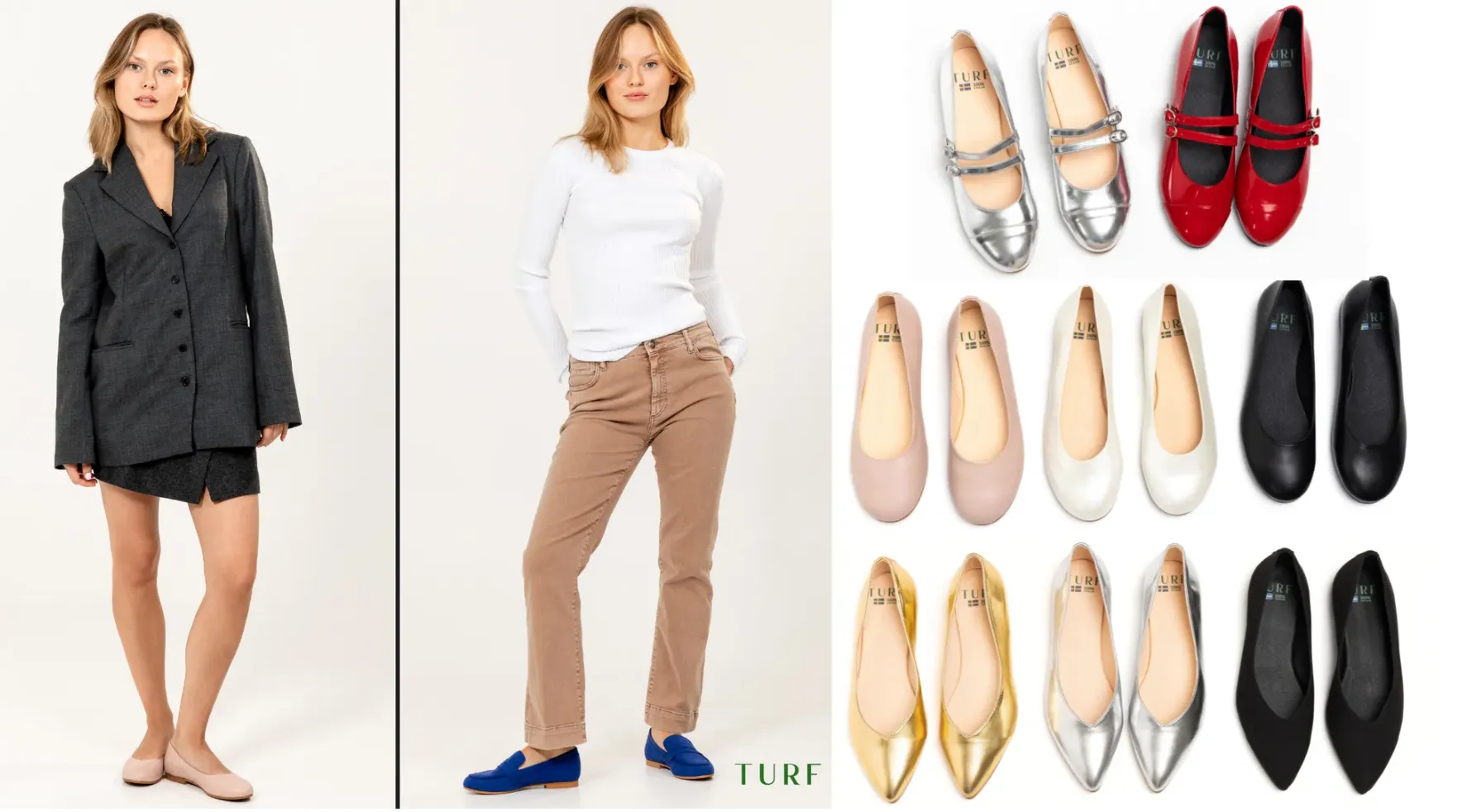 Turf, sustainable footwear for women
