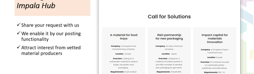 Call for Solutions